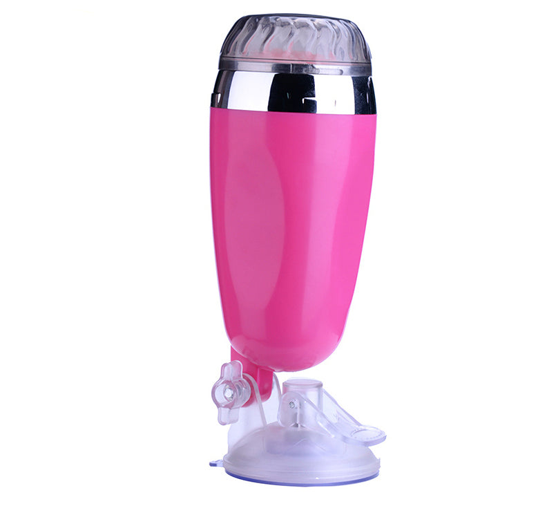 Vibrating Hands Free Suction Cupped Masturbator - Multiple Colours