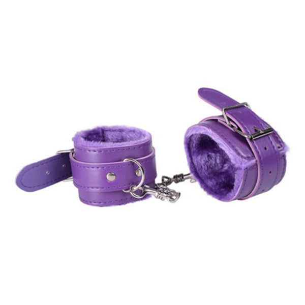 Pick Any 2 Pairs Vegan Leather Plush Lined Handcuffs for Under $30!