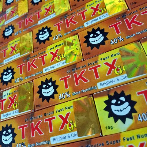 TKTX Gold 40% Tattoo Numbing Cream