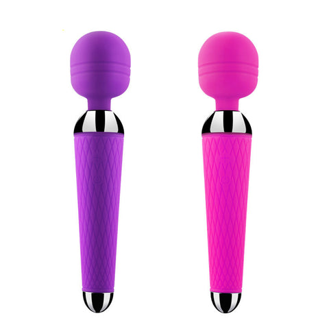 10 Speed USB Charged Vibrator Wand (Small - 19cm)