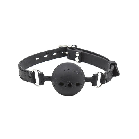 Ball Gag Large with Air Hole and Adjustable Strap - 3 Colours Available