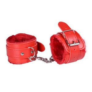 Vegan Leather Plush Lined Handcuffs