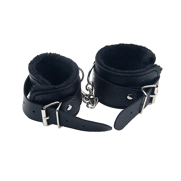 Vegan Leather Plush Lined Handcuffs