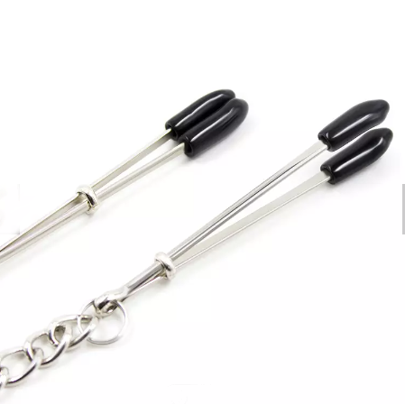 Adjustable Pincette Nipple Clamps with Chain